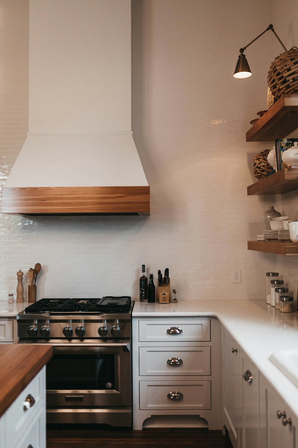 photo of clean kitchen cupboards