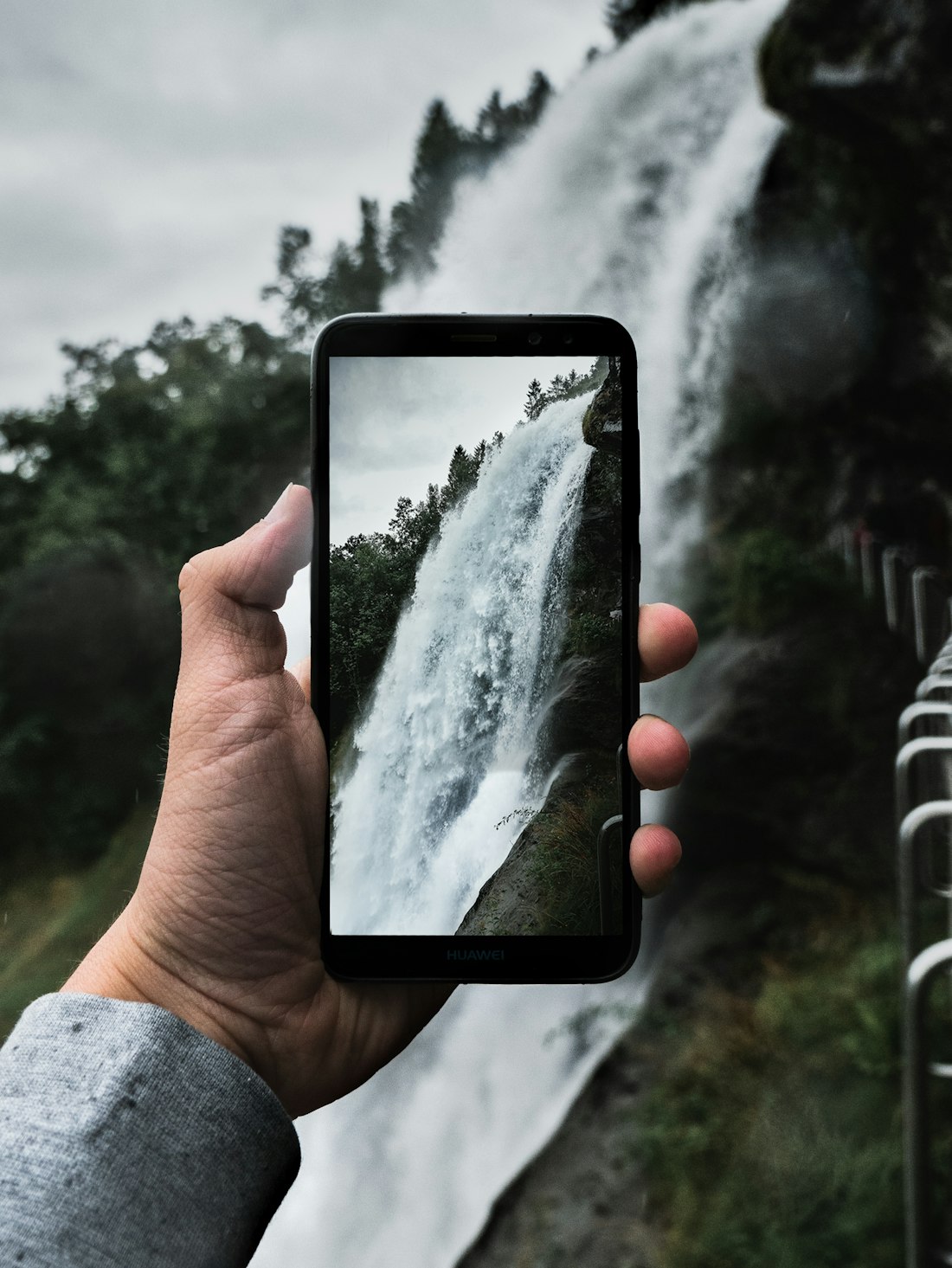 fotografando com o celular