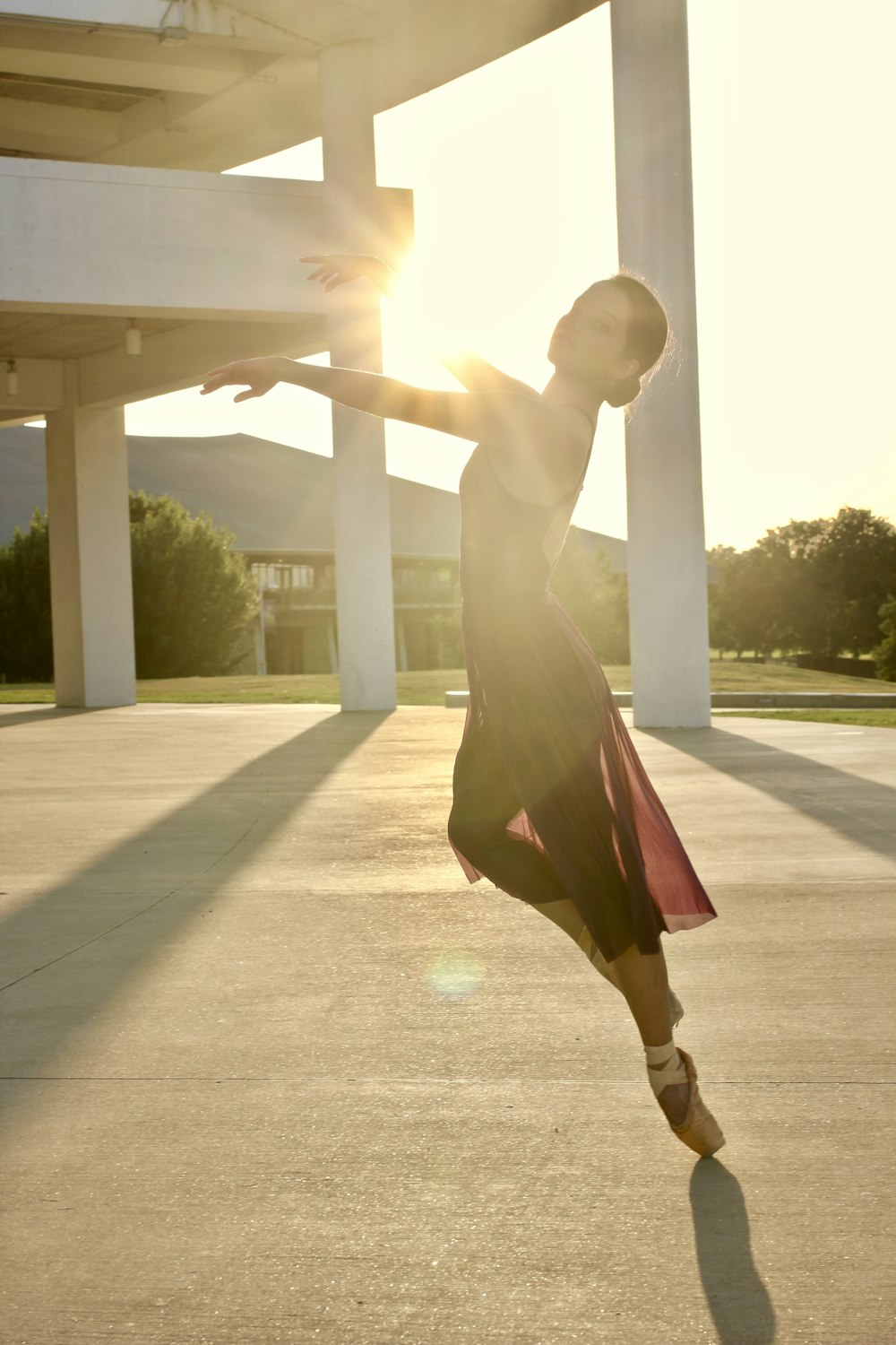 woman dancing ballet