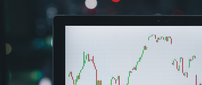 selective focus photography of graph