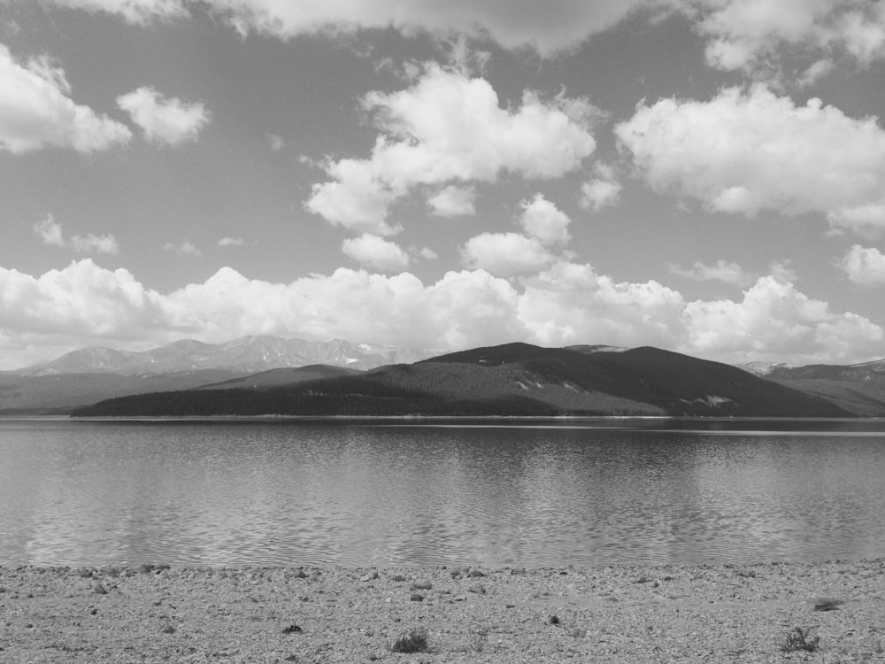 mountain under clouds