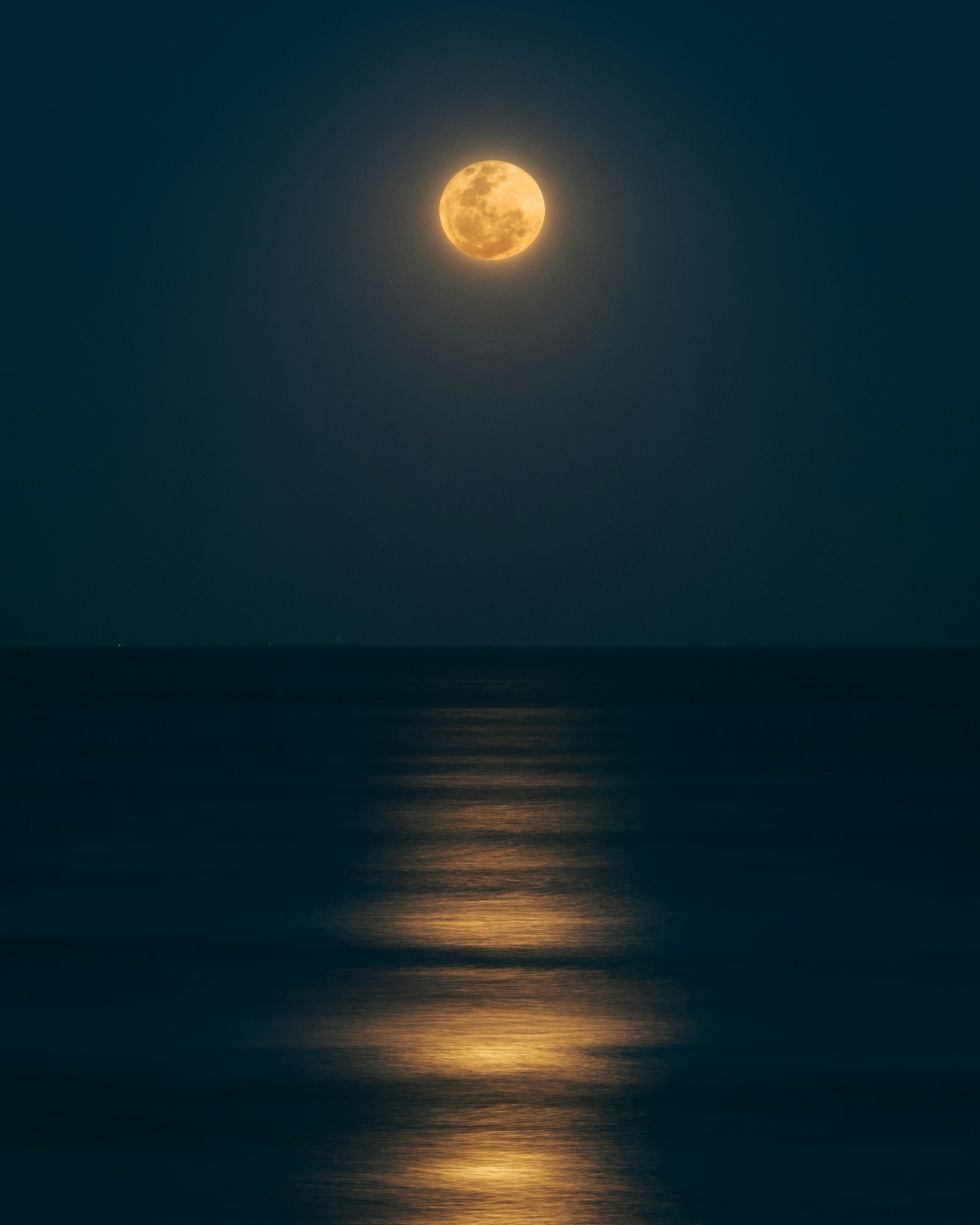 Canon EOS 77D (EOS 9000D / EOS 770D) sample photo. Sea under full moon photography