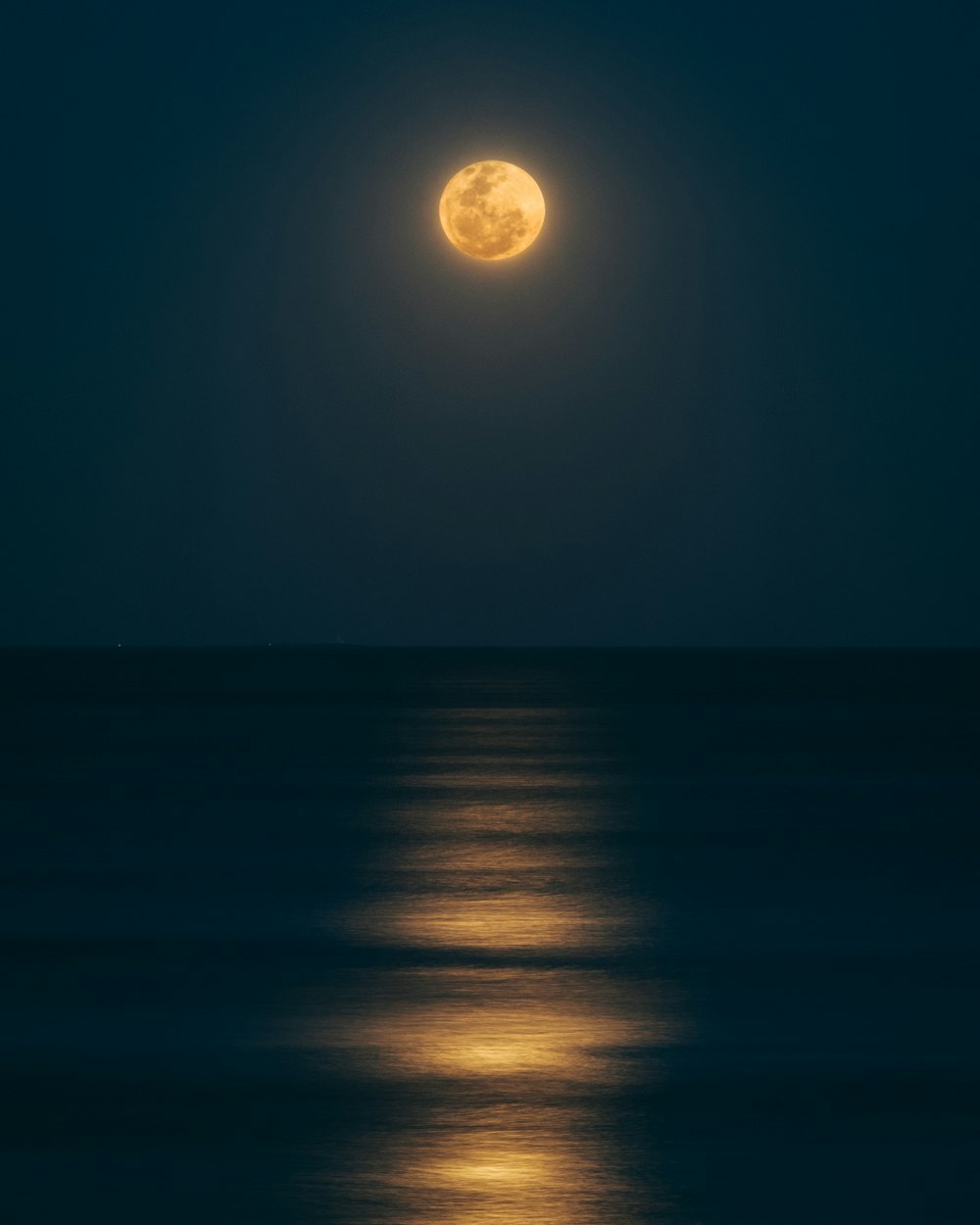 mare sotto la luna piena