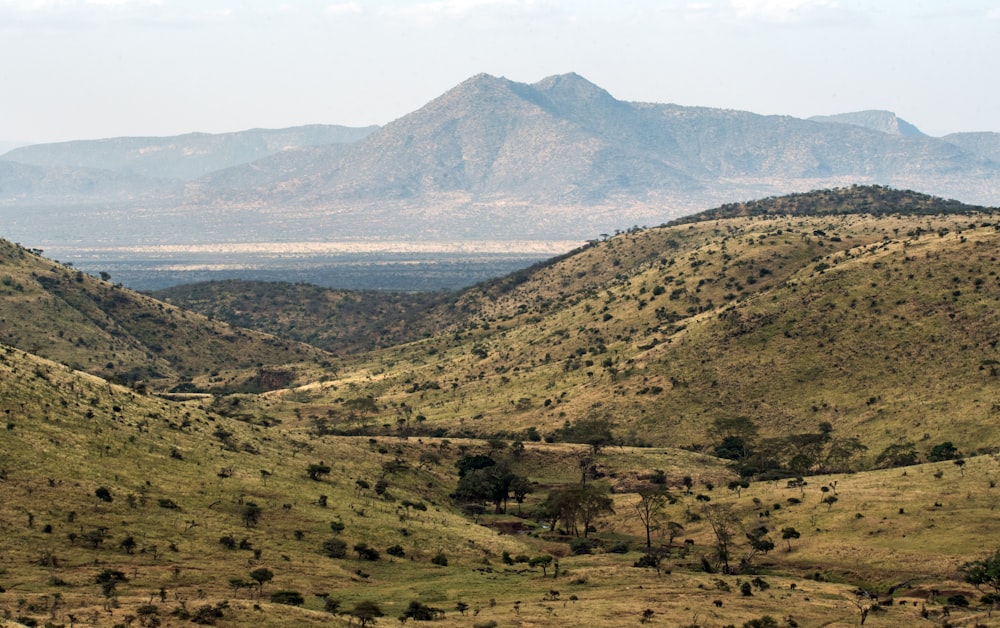 aerial photography of green mountains during daytime