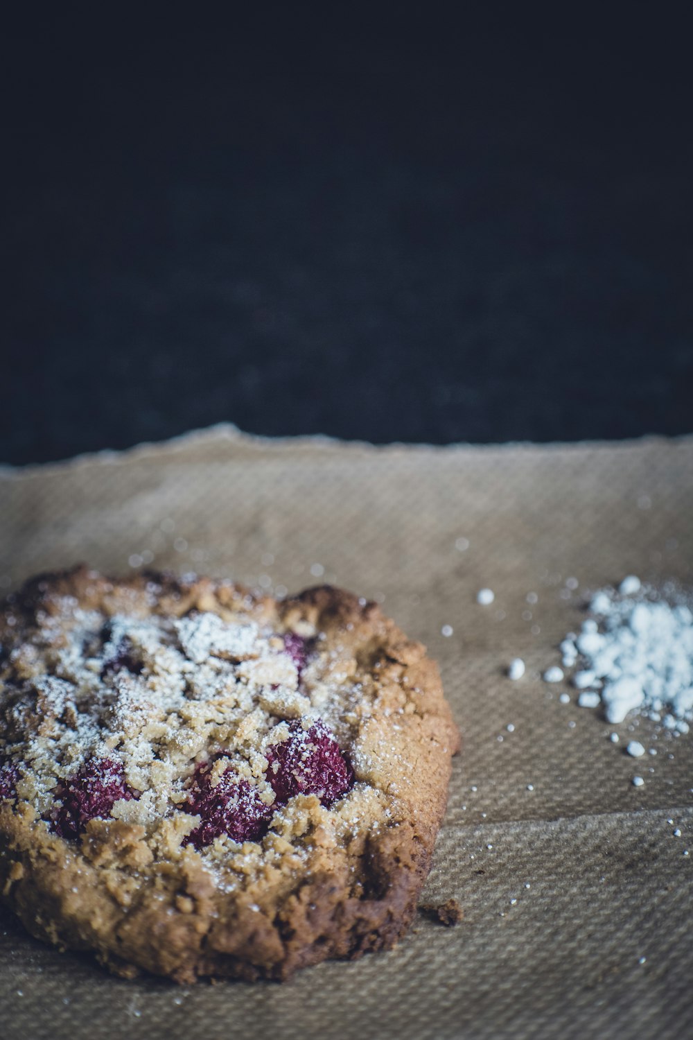 close up photography of cookie