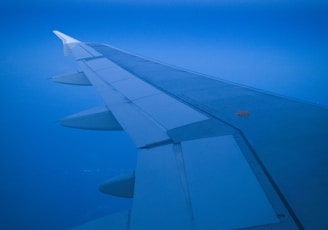 panel wing on clouds