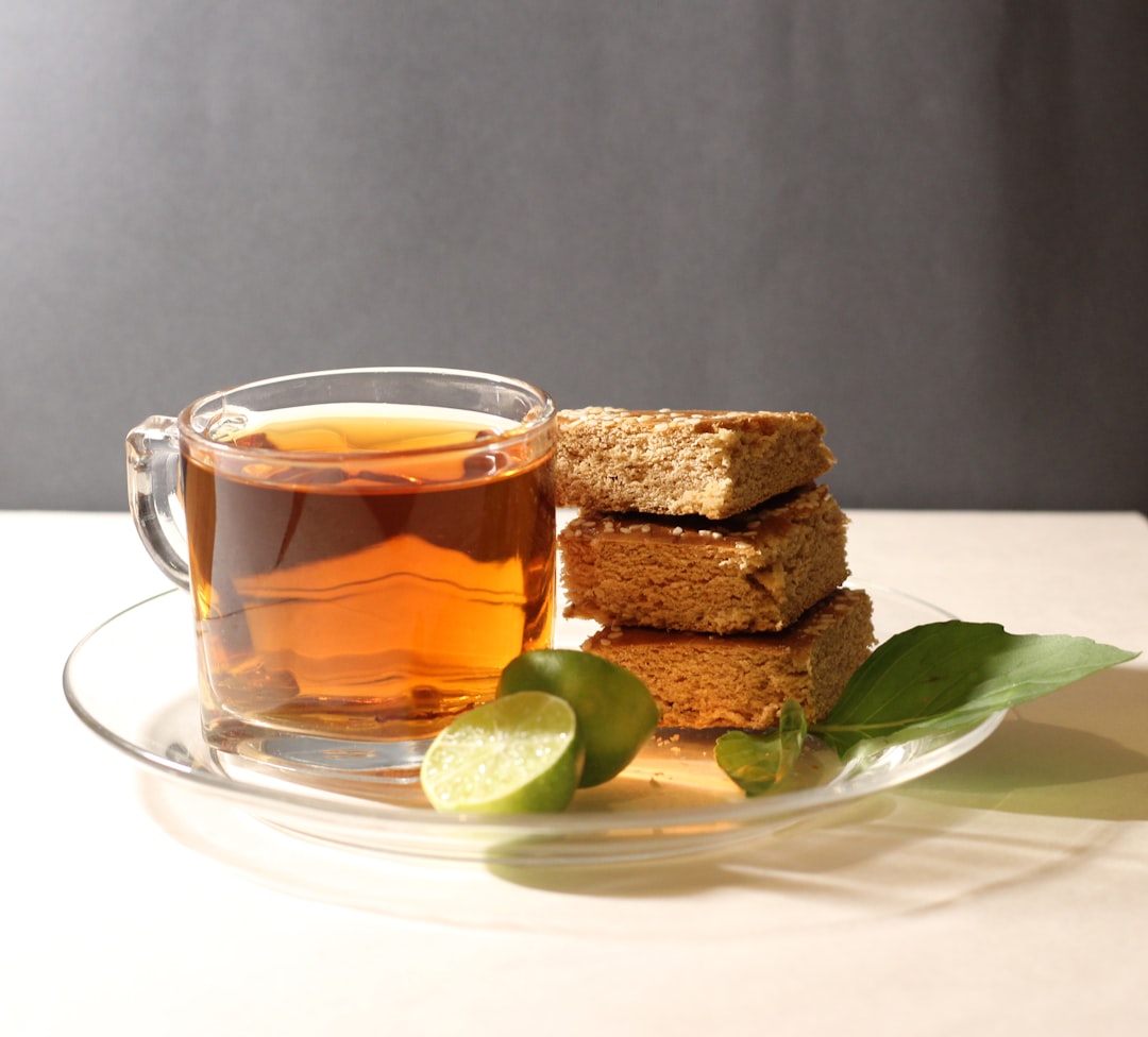 clear glass cup beside cookies, I follow lots of pages in Instagram which includes foods photography. Some of them are s