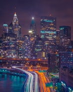 A vibrant cityscape timelapse shot showcasing dynamic urban life.