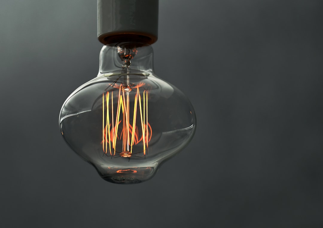 selective focus photography of bulb light