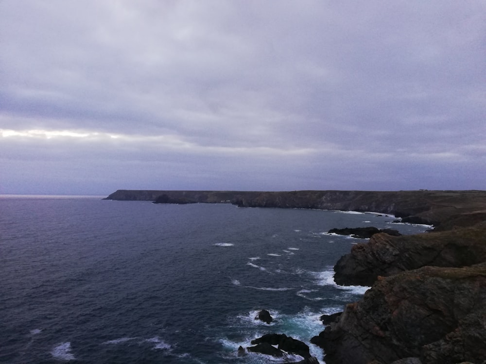 aerial photography of ocean