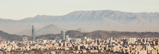 white and gray concrete buildings in Las Condes Chile