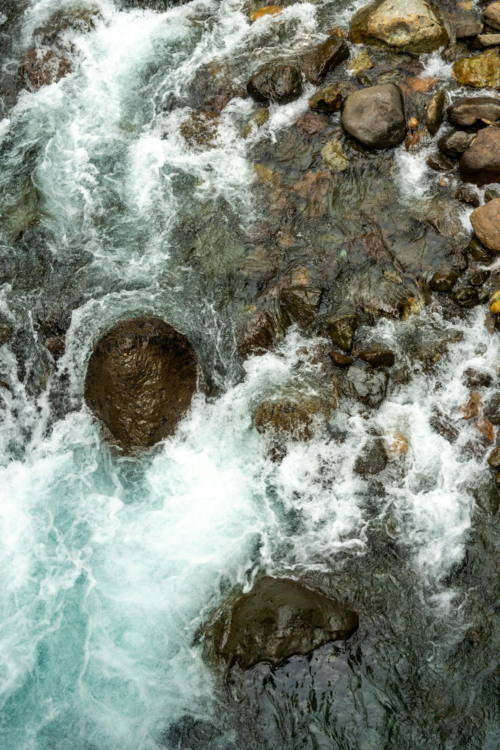 aerial view photography of cascade waterfalls