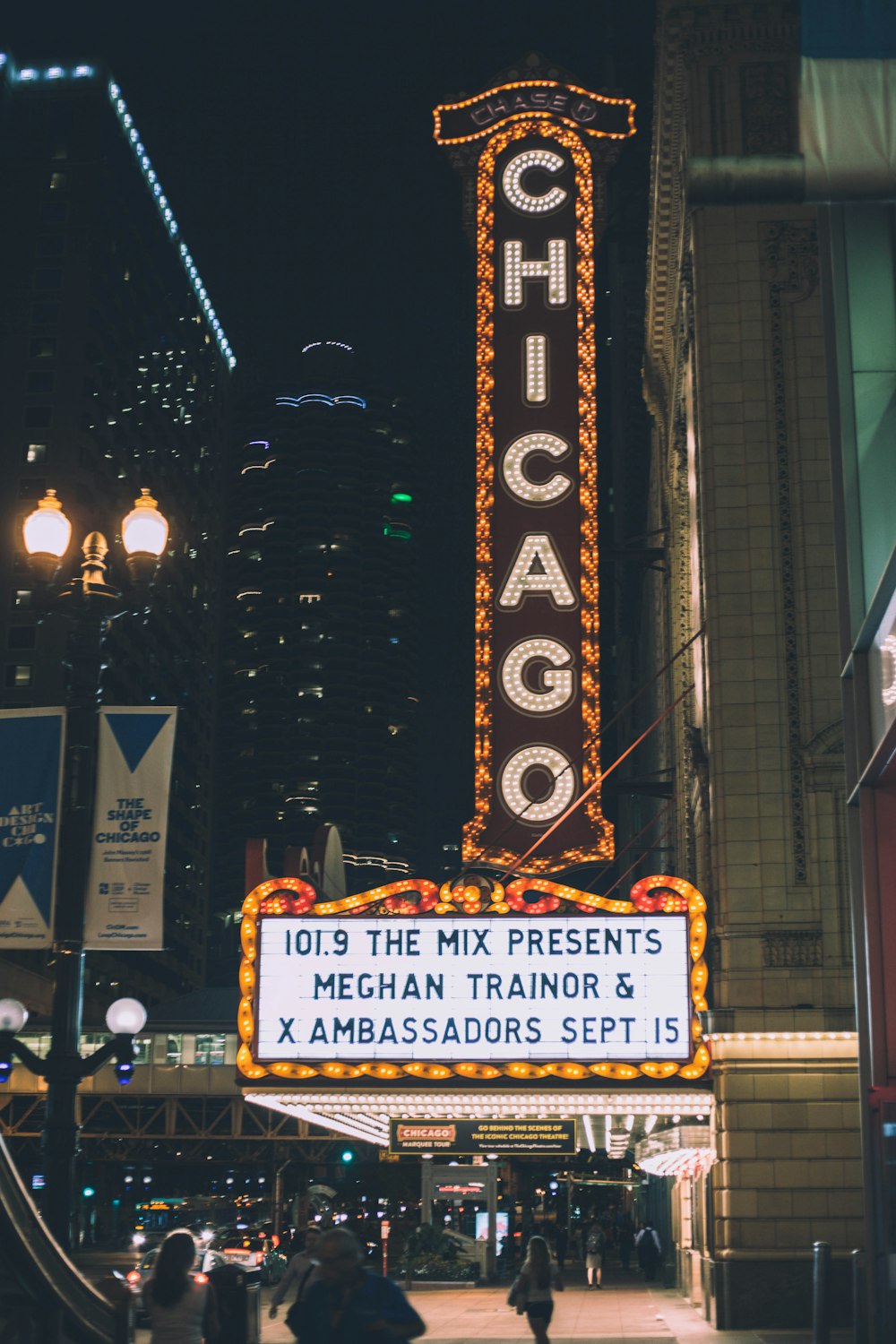 Chicago neon light signage