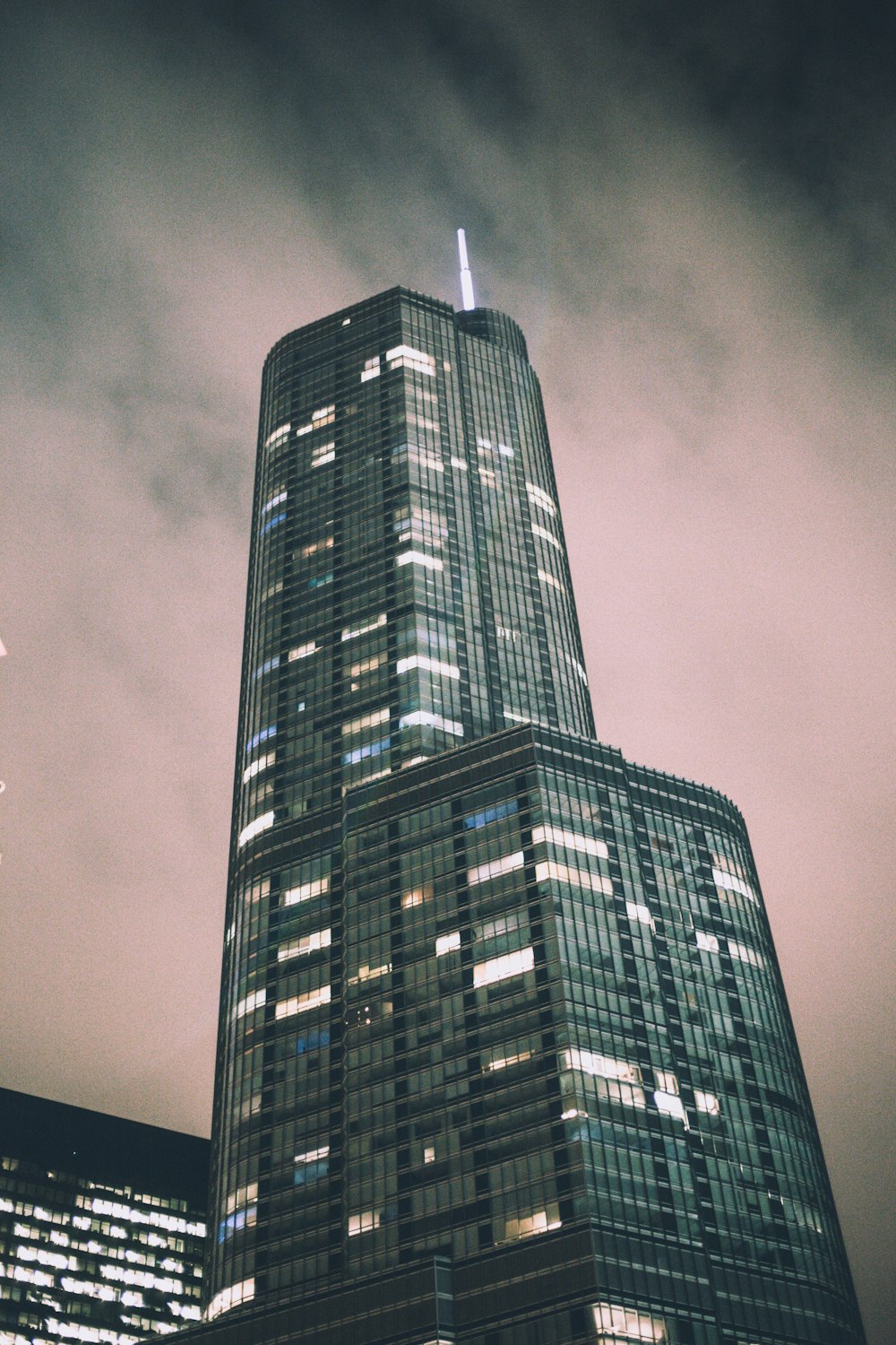 low angle photography of high-rise building