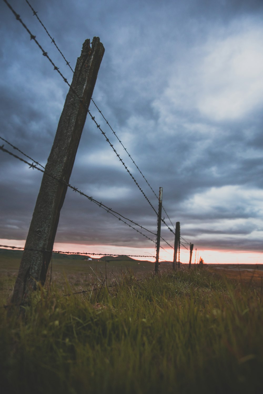 gray and brown fence under blue sky