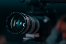 macro photo of camera