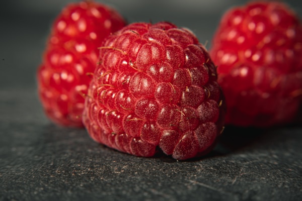 Red raspberry fruit