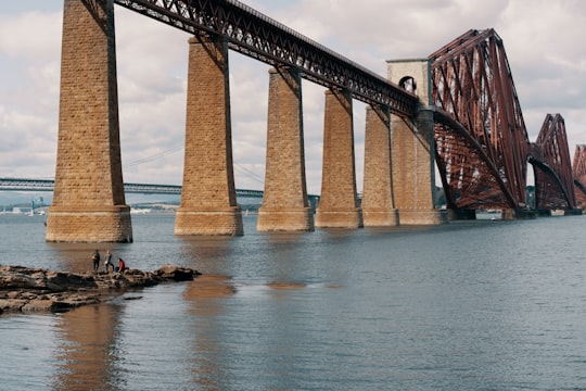 brown concrete bridge during daytime in Forth Bridge (railway) United Kingdom