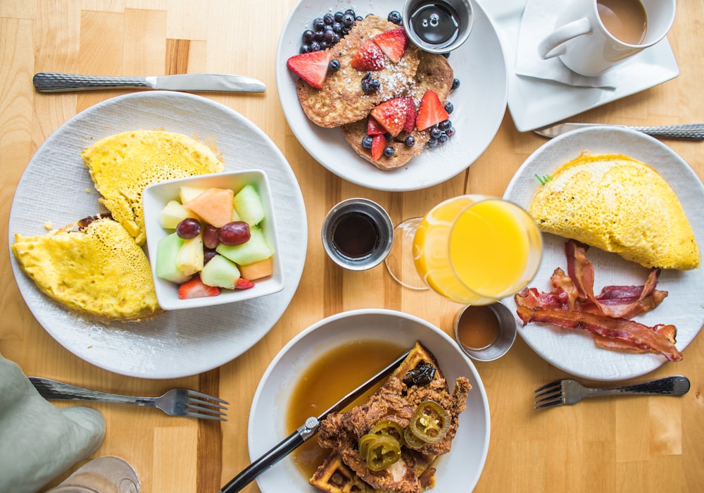 Menu du petit-déjeuner