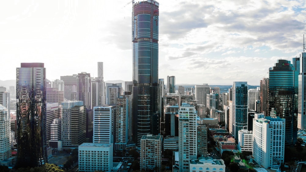 panoramic view of concrete buildints