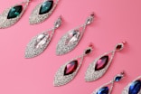 pair of silver earring lot