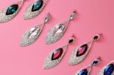 pair of silver earring lot