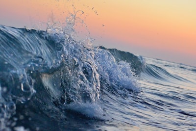 waves of body of water wave google meet background