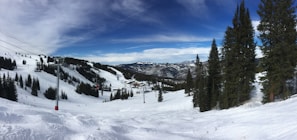 A view of the ski resort from the hotel.
