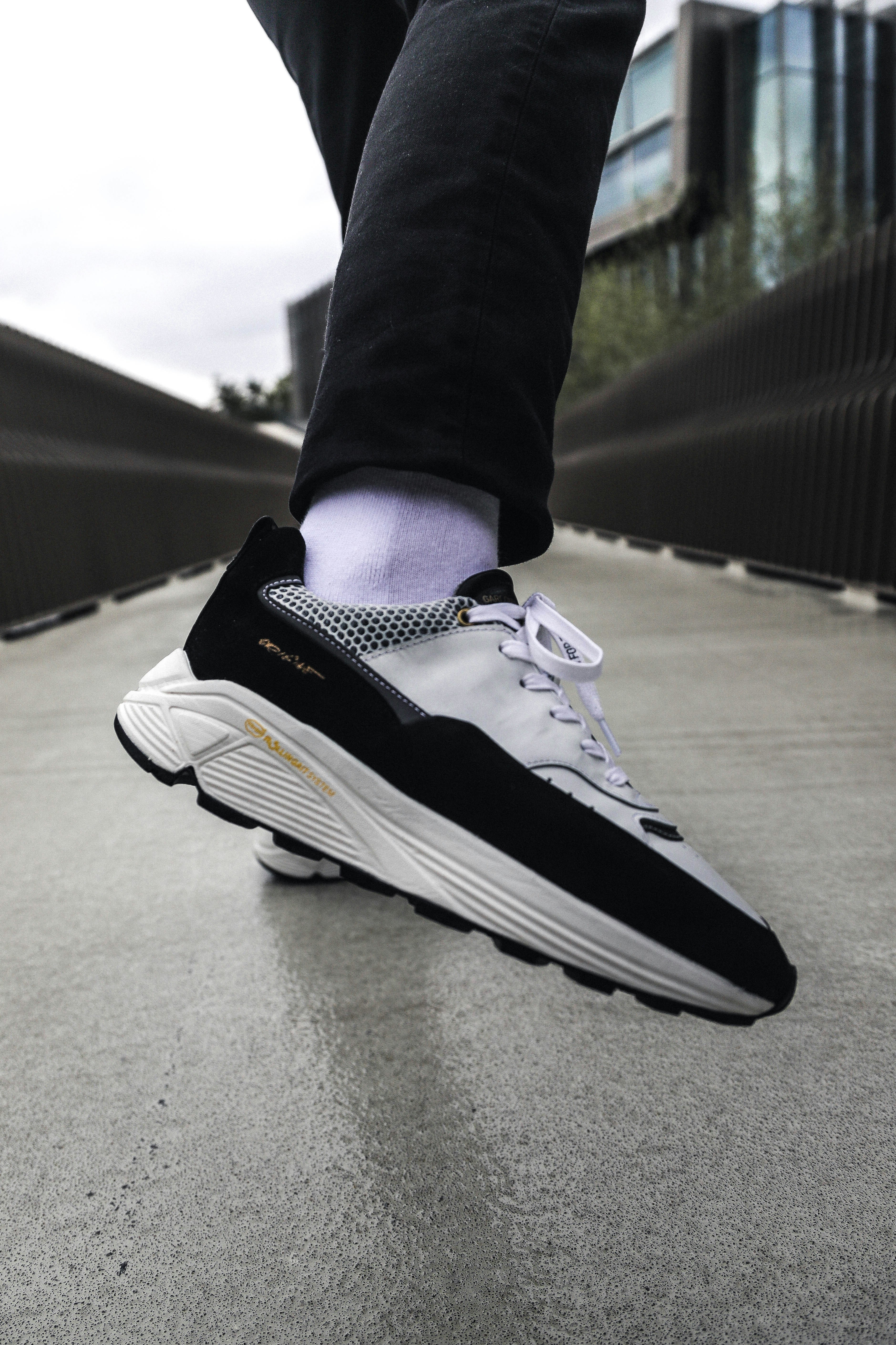 concrete running shoes