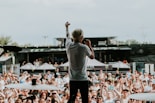 man in white t-shirt
