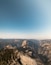 canyon under blue sky digital wallpaper