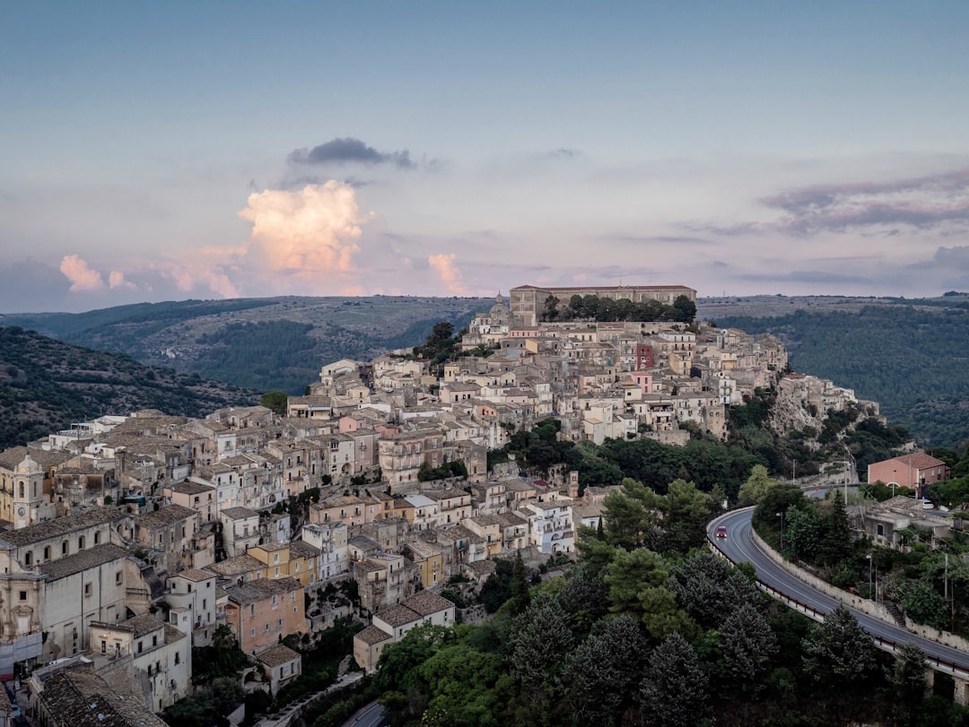 white and black concrete building, City of Ragusa