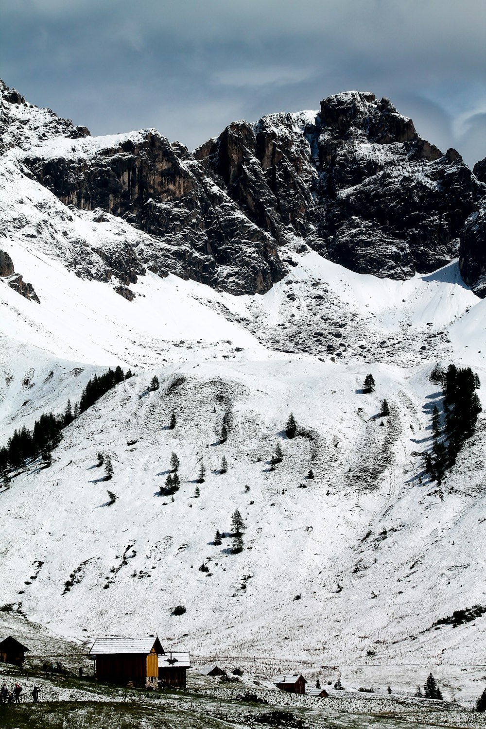 snow covered mountain