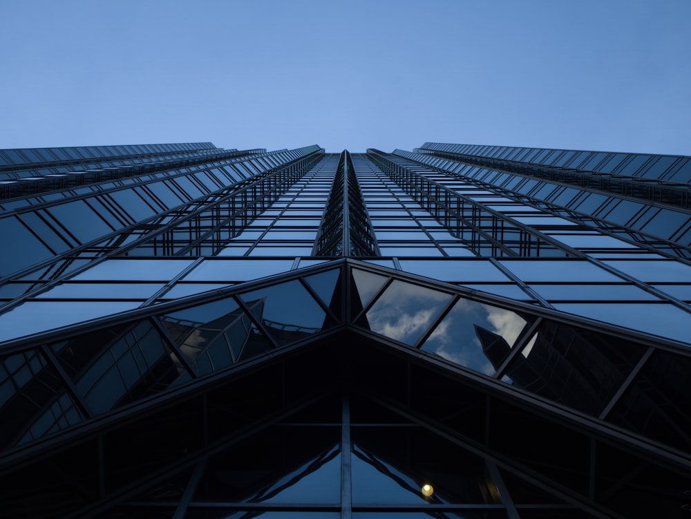 worm's-eye view photo of high rise building