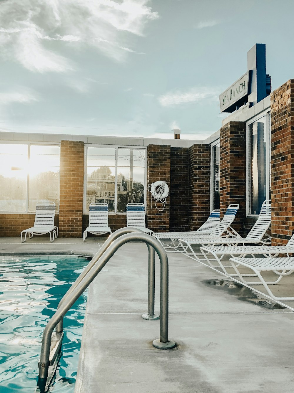 stainless steel pool ladder