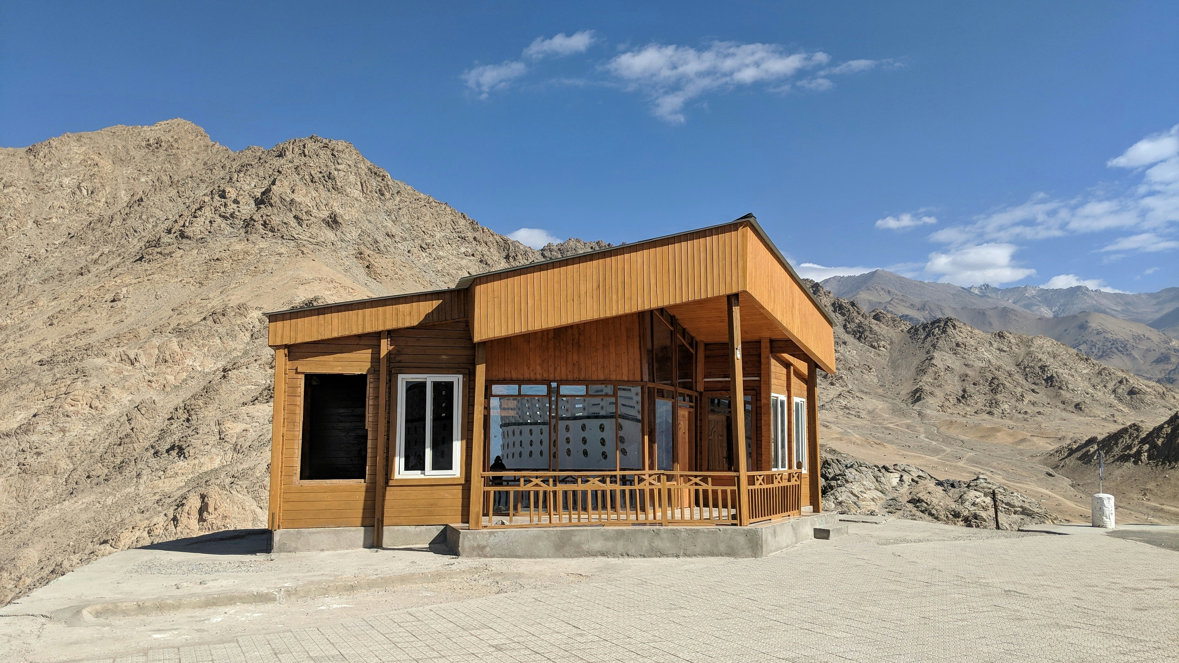 A random house with a great view near Shanti Stup