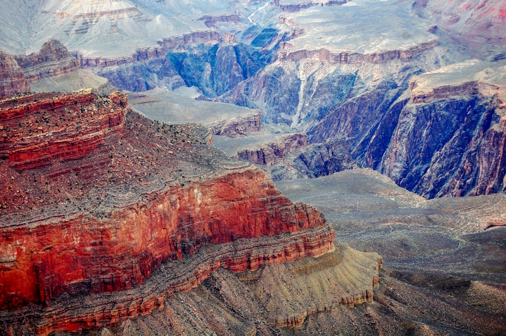 aerial photography of mountains during daytime