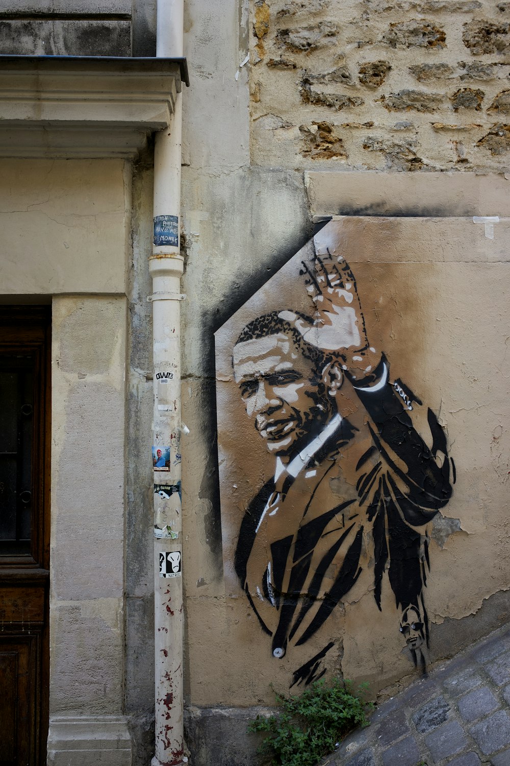 Barrack Obama mural