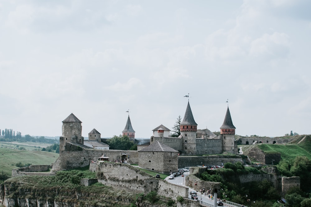 grey concrete castle