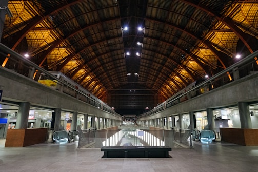 A vibrant station design model showcasing modern architecture and passenger facilities.