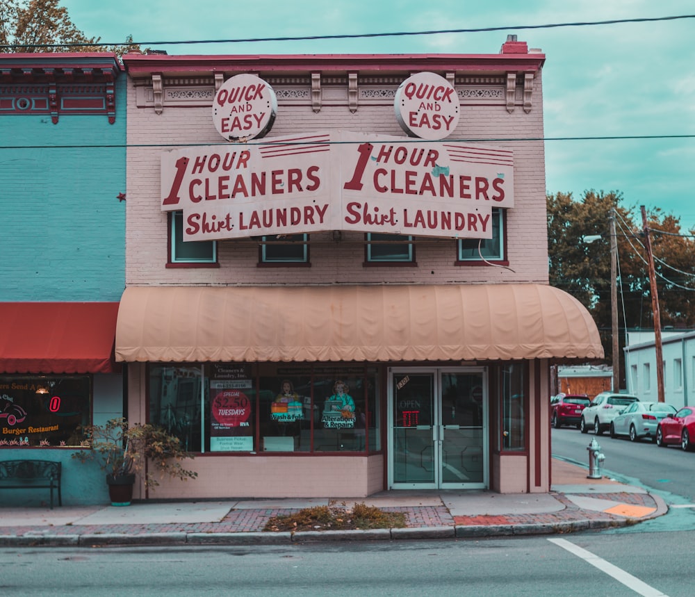 closed laundry shop