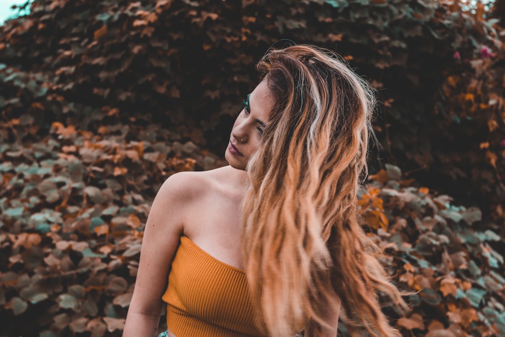 woman taking selfie