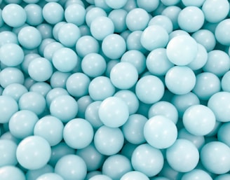 light-blue ball lot