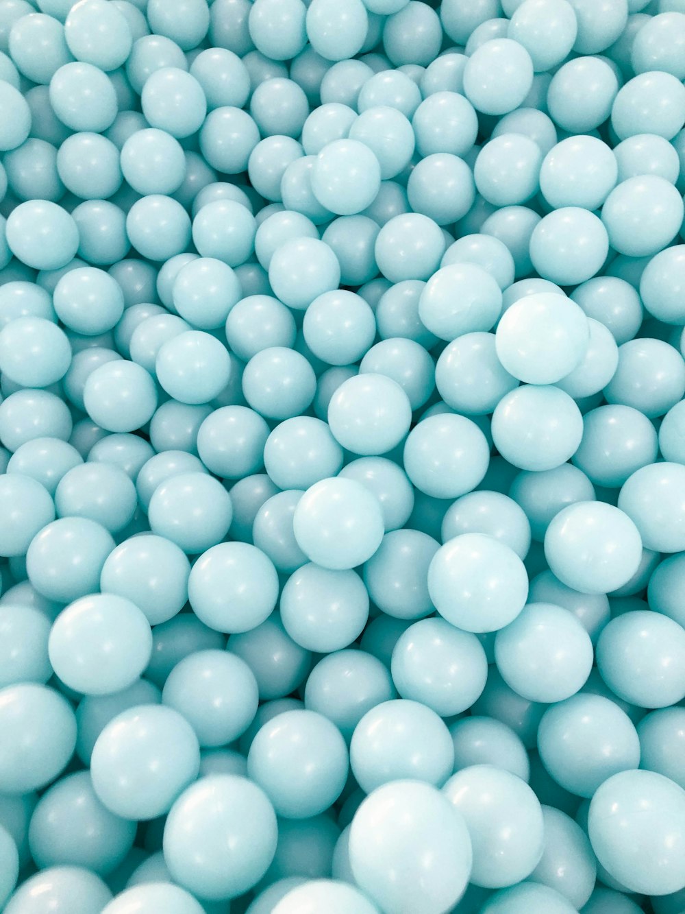 lote de bolas azul claro