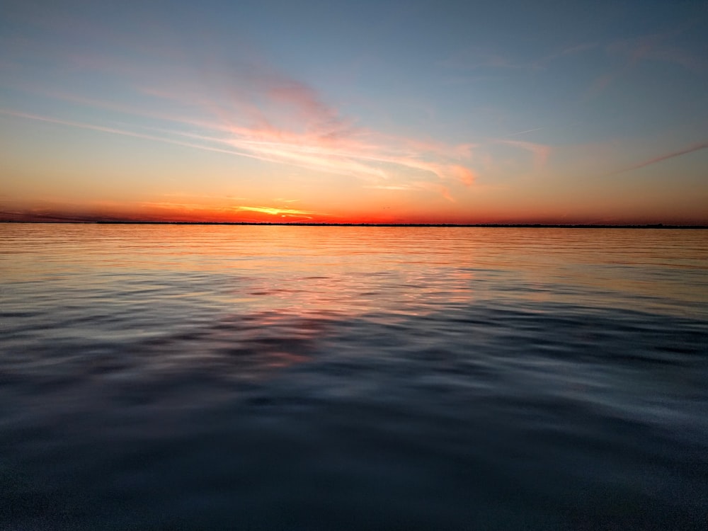 photographie de paysage de mer