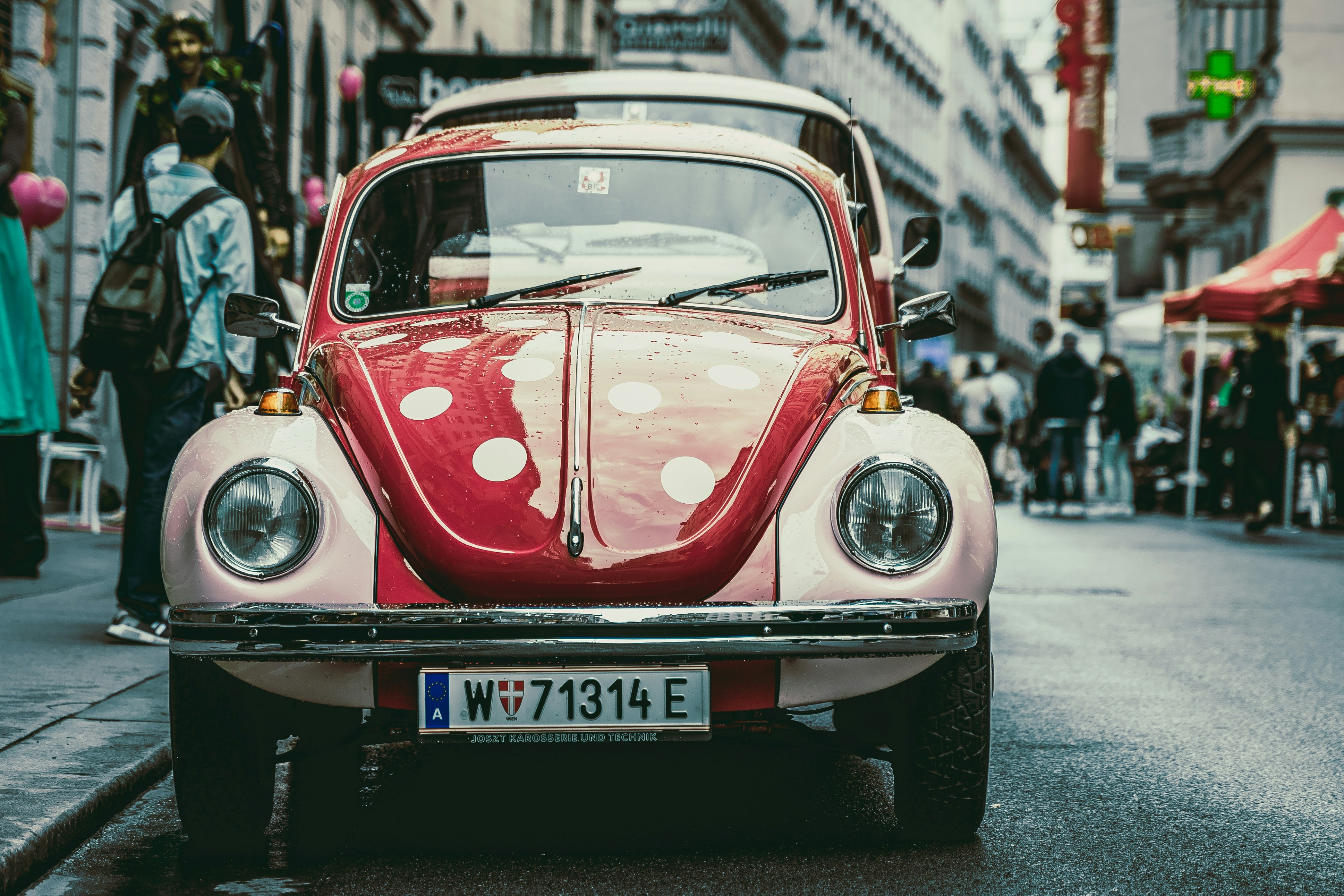 Old timers parade classic car-Vienna.