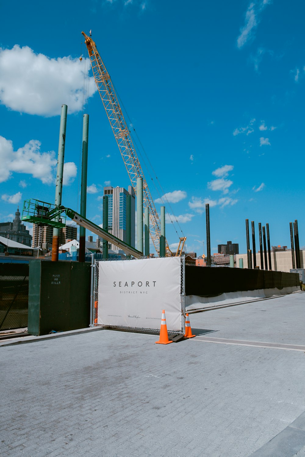 view of Seaport signage