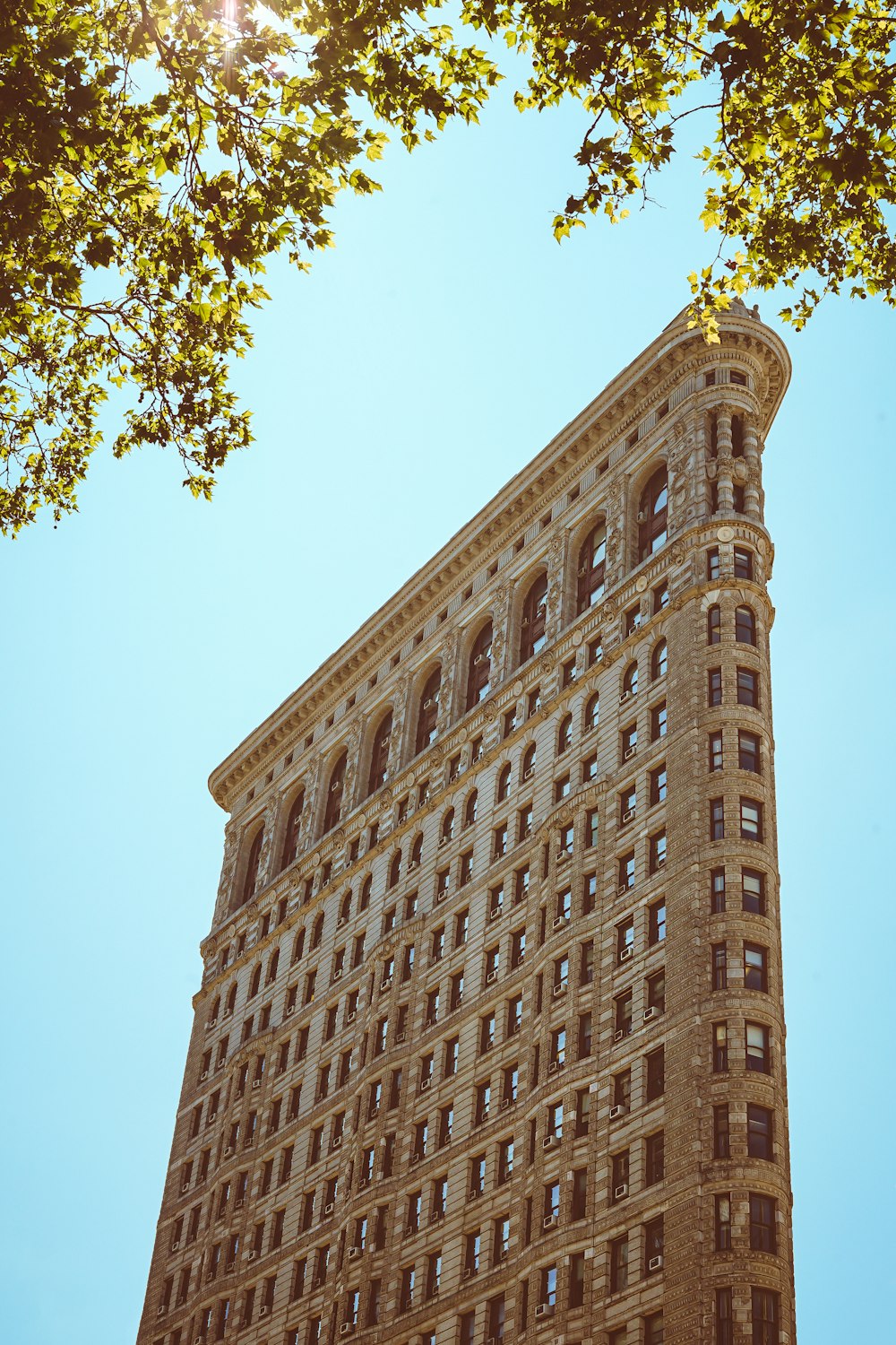 Flatiron Building, New York durante il giorno