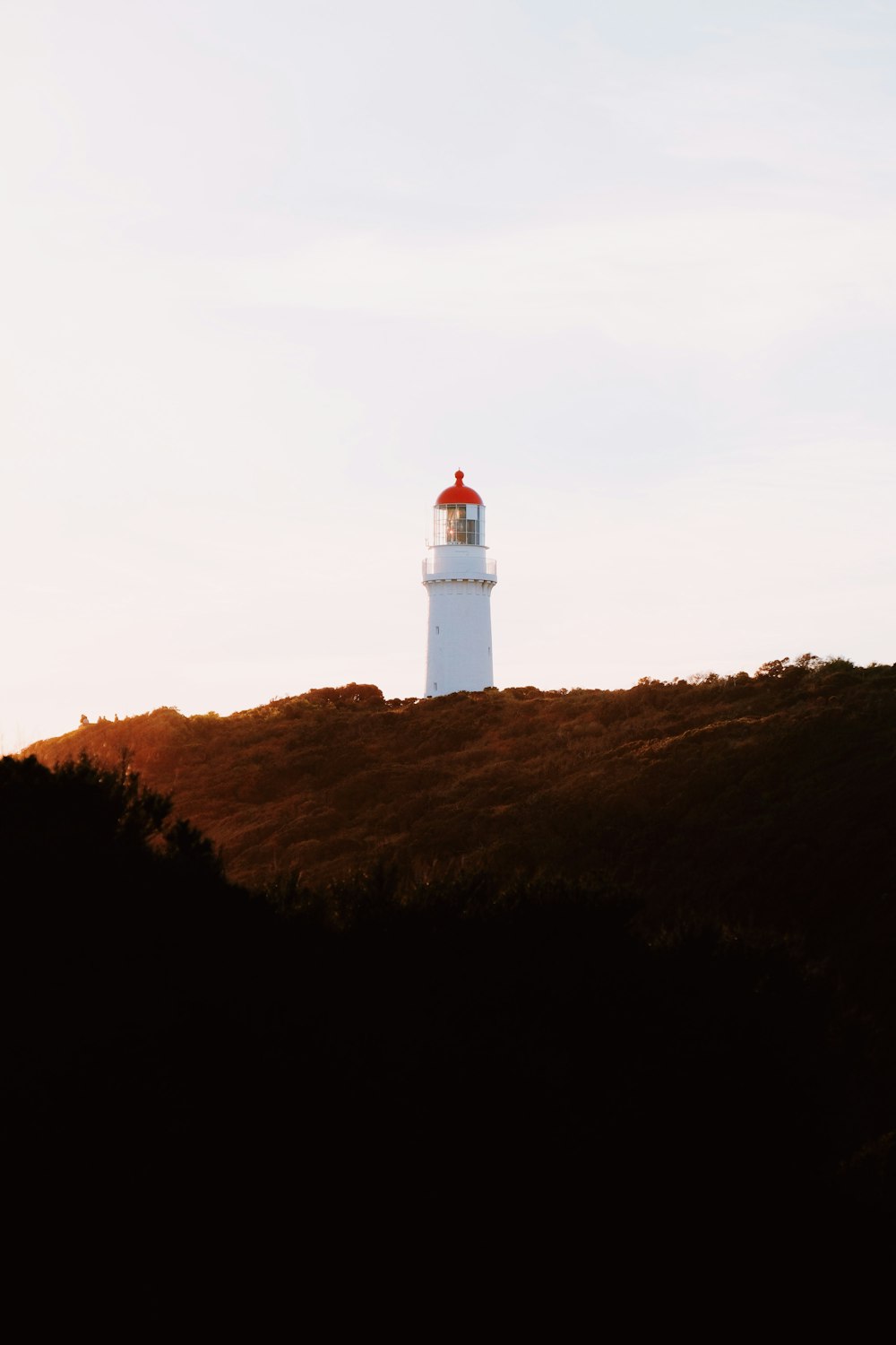 Weißer Leuchtturm