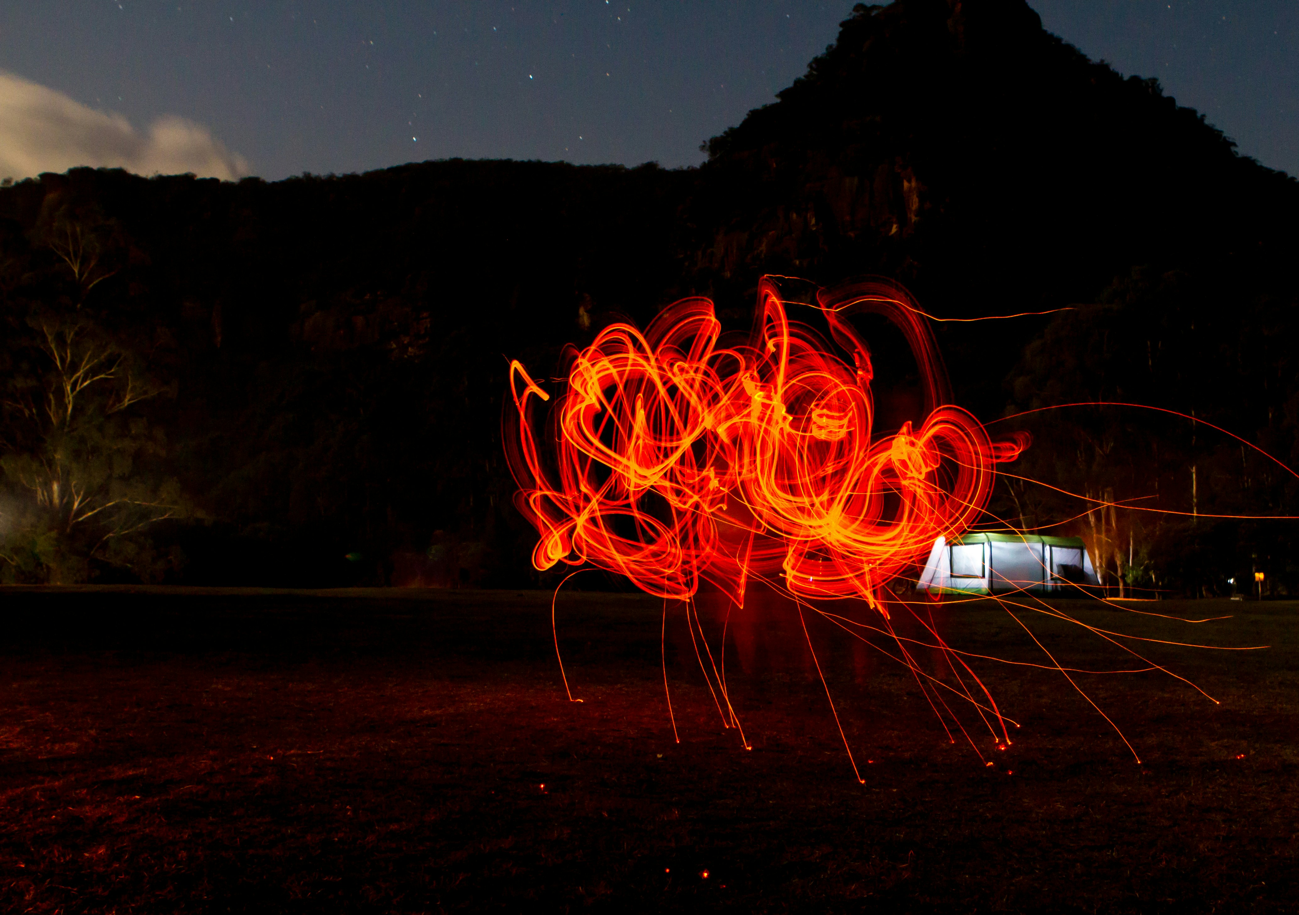 red light painting